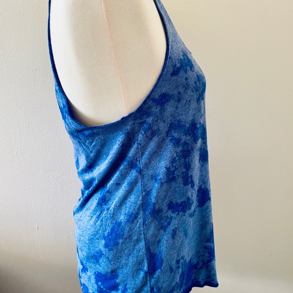Obey Custom Bleach Dyed Blue Graphic Tank - Picture 3 of 8